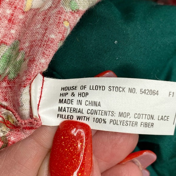 1995 Hip and Hop Christmas Decor House of Lloyd Christmas Around the World Bunny - Picture 8 of 11